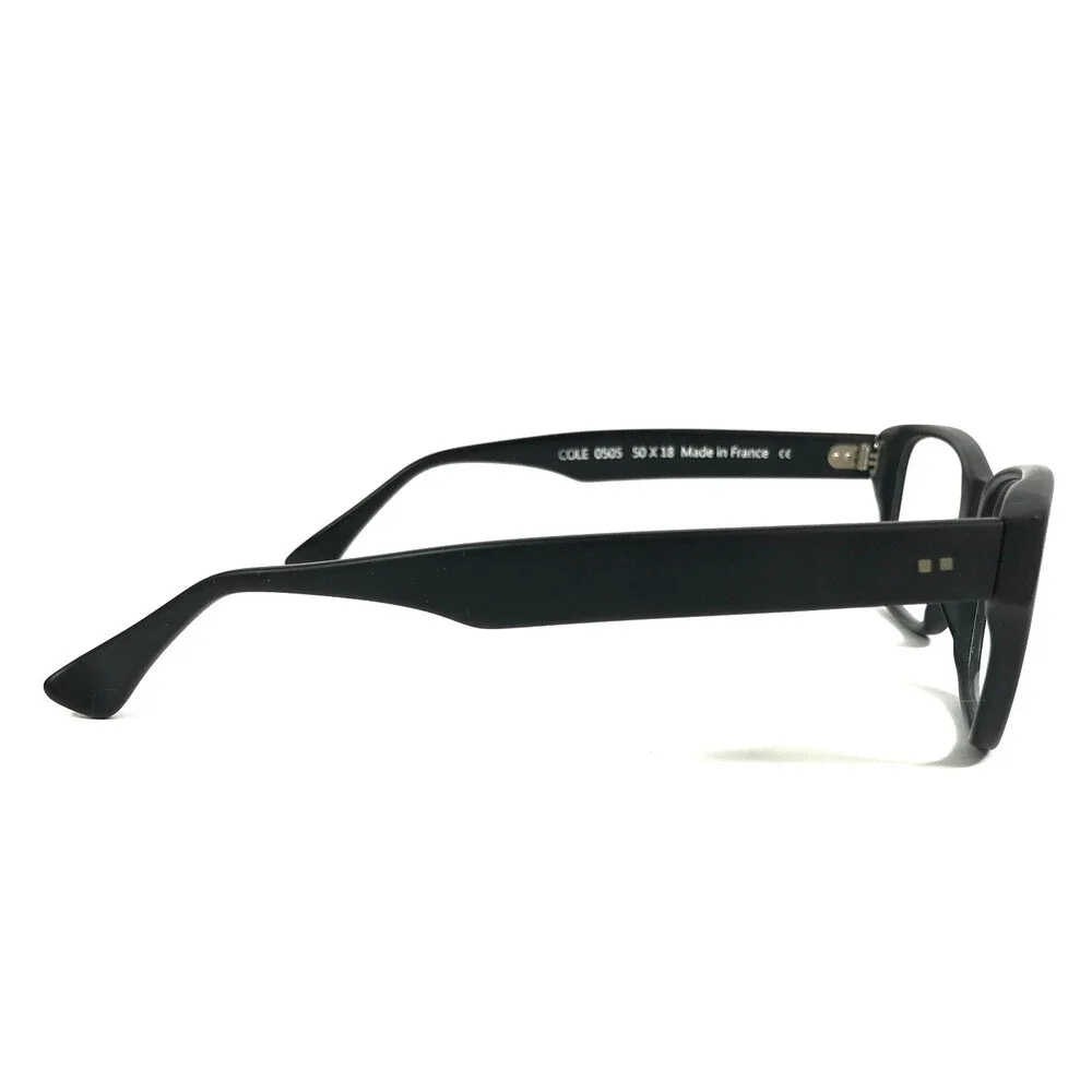 J.F. Rey Eyeglasses Frames COLE 0505 Matte Black Rectangle Full Rim 50-18-140